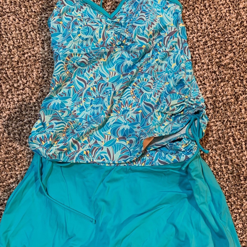 LL Bean tankini swim suit